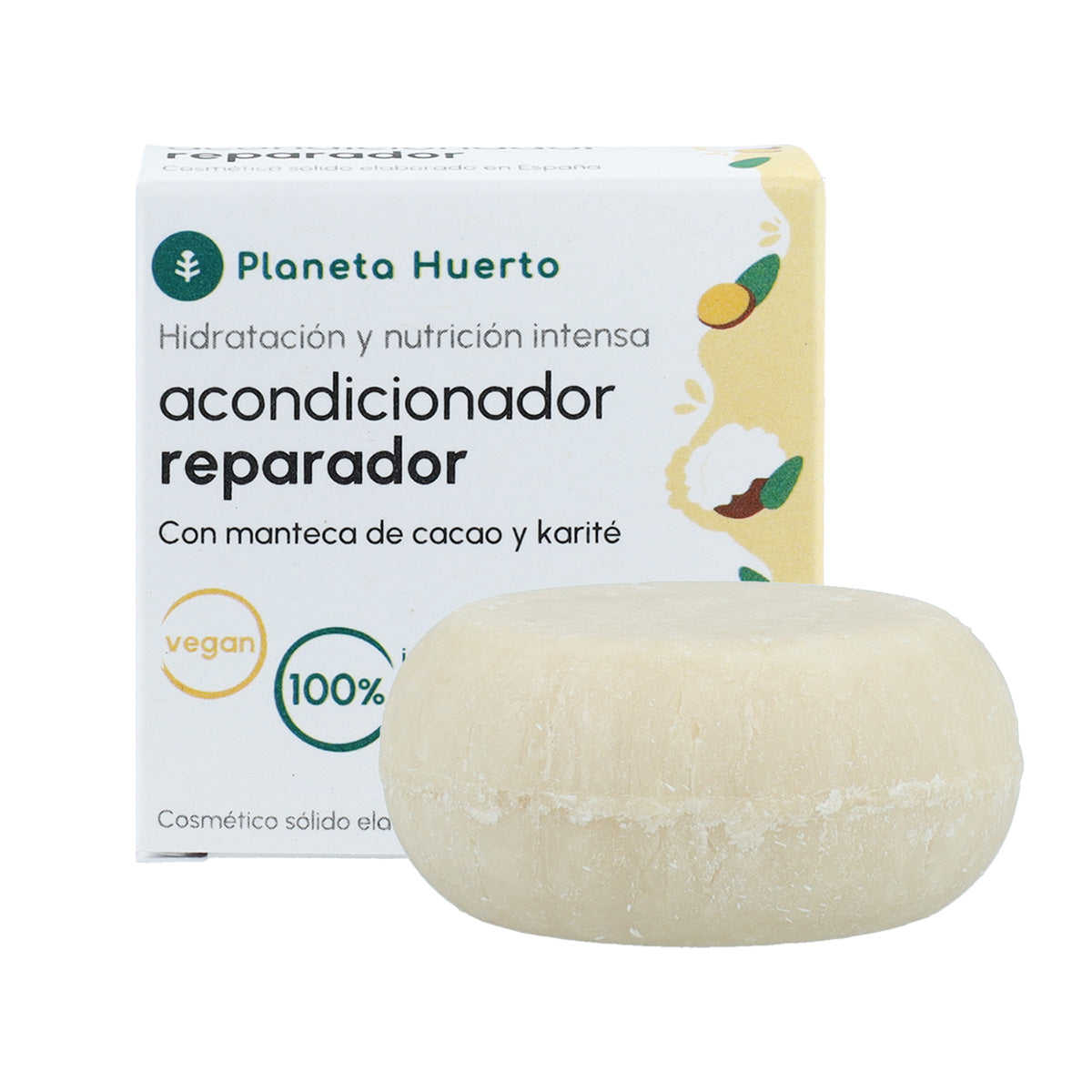 Acondicionador sólido reparador Planeta Huerto 70 gr