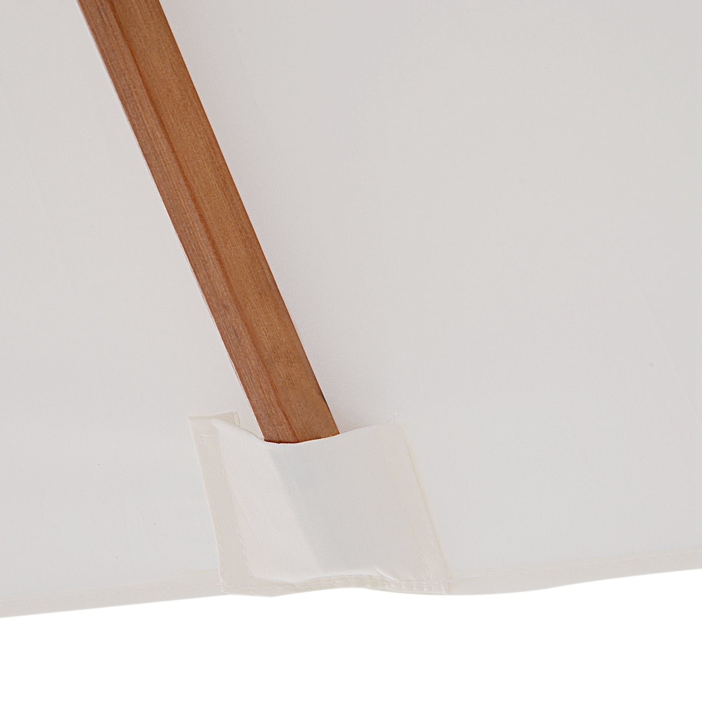Outsunny Sombrilla De Jardín Rectangular 200x150x235 Cm Anti-uv Crema_4