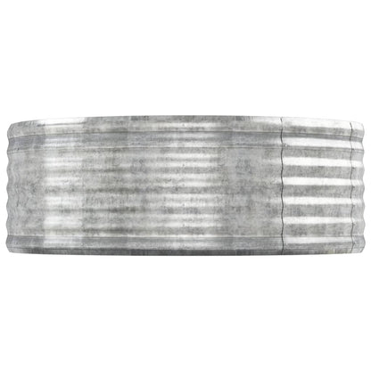Jardinera Arriate Acero Galvanizado Plata 544x100x36 Cm_3