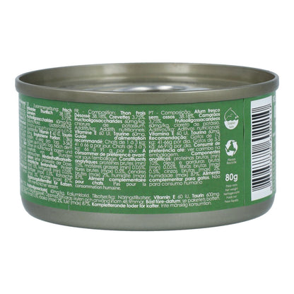 Kit Cat Lata Toppers - Atún &amp; Camarones 80 g Comida húmeda para gatos en gelatina
