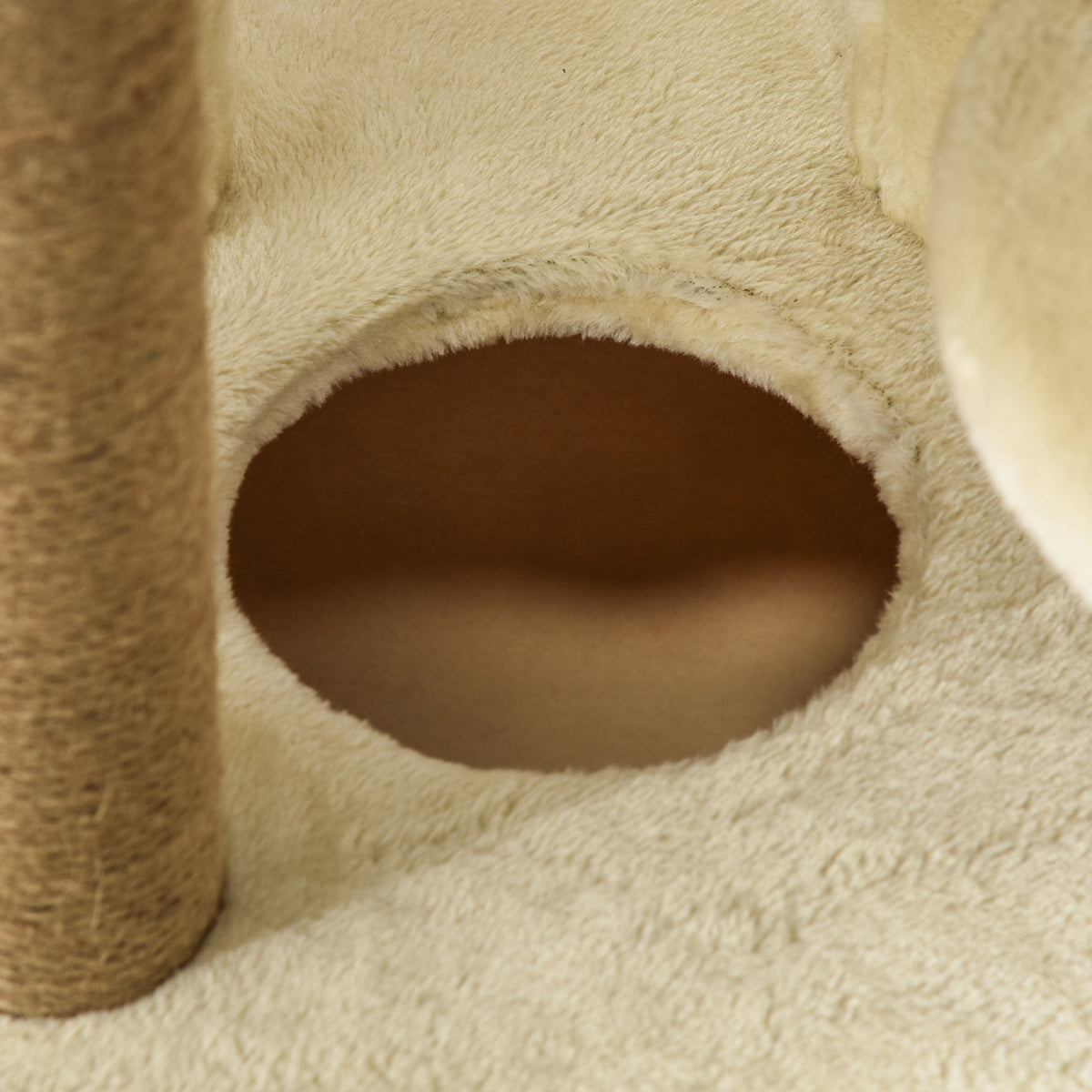 Pawhut Árbol Rascador De Gatos Grande 60x34x136cm Centro Actividades Plataformas_4