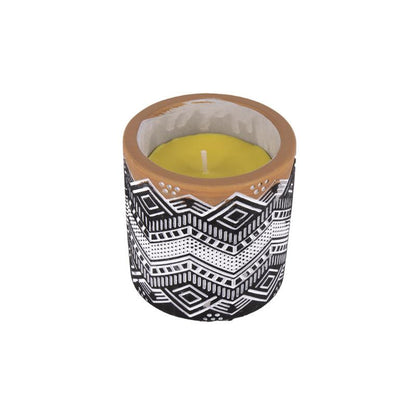 Vela Aromática De Citronela Maceta Decorada 170 G_1