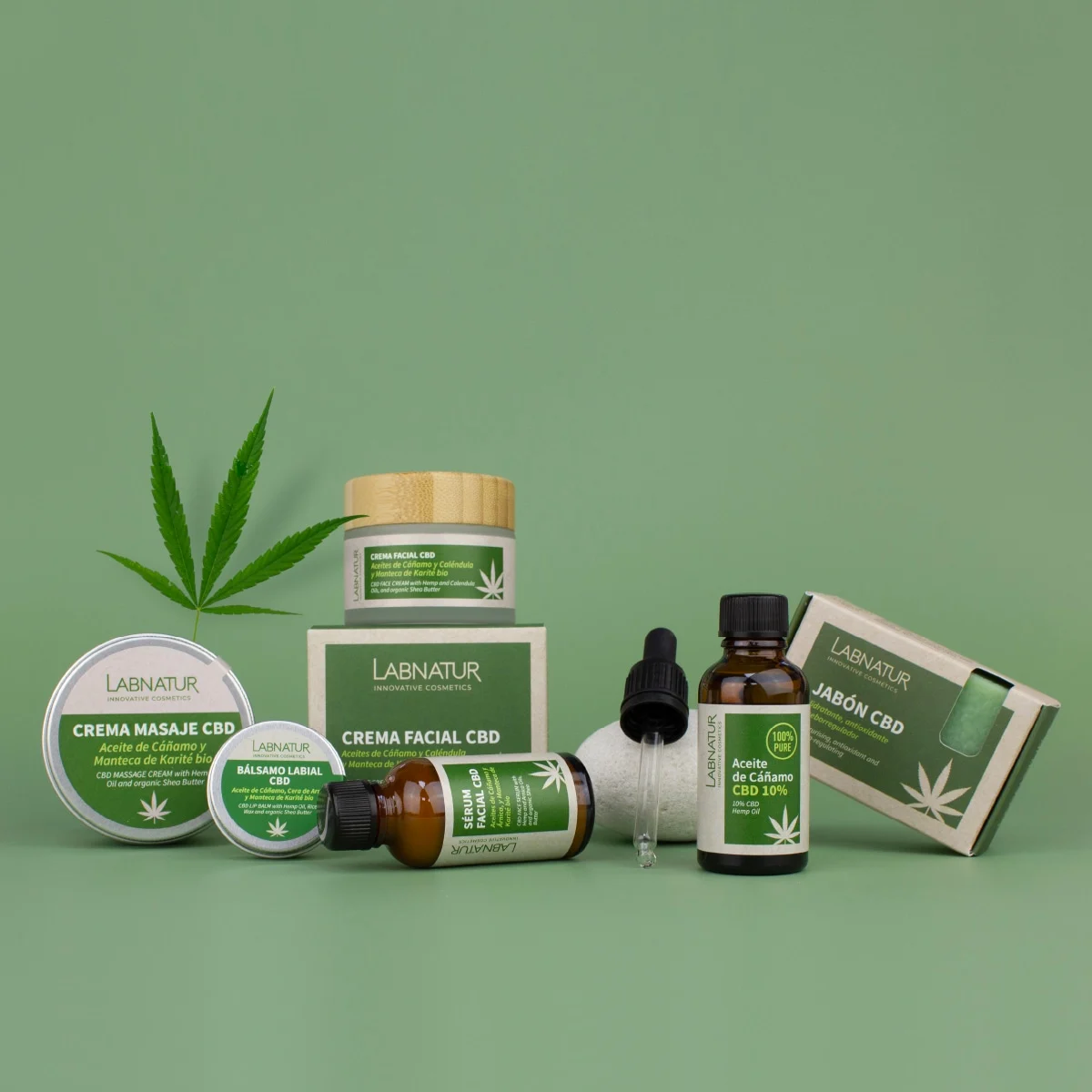 Crema Facial con CBD Labnatur 50 ml | Cáñamo y Caléndula | Hidrata, Calma y Reafirma | Piel Sensible | Vegano_3