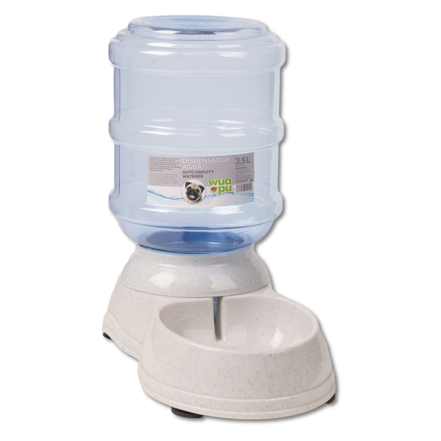 Dispensador De Agua Wuapu Para Perros Y Gatos, Capacidad Aproximada De 3'5 Litros._0