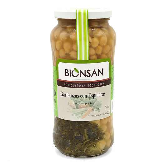 Garbanzos Con Espinacas Eco Bionsan 540gr_0