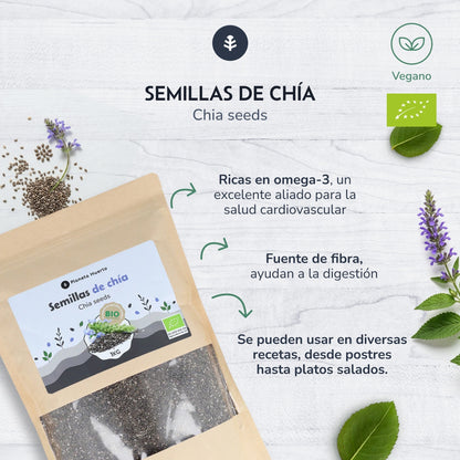 Pack 2x Semillas chía ECO Planeta Huerto 1 kg