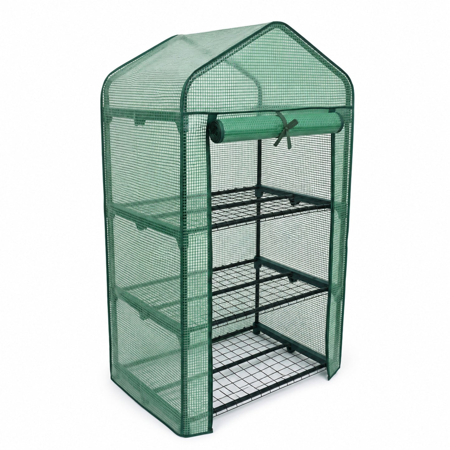 Invernadero Jardín 3 Alturas Malla Pe Ventilada Nyana Garden Acero Resistente Ideal Verano_3