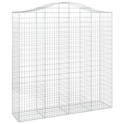 Cestas De Gaviones 4 Uds Forma De Arco Hierro 200x50x200/220 Cm_2