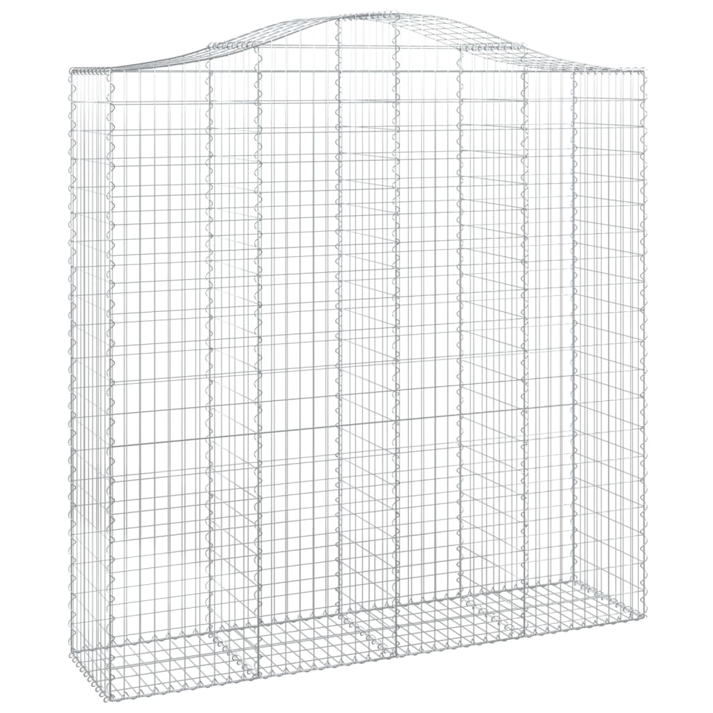 Cestas De Gaviones 3 Uds Forma De Arco Hierro 200x50x200/220 Cm_2