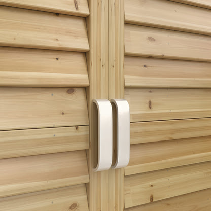 Cobertizo De Almacenamiento De Madera Outsunny 87x46,5x96,5cm Natural_5