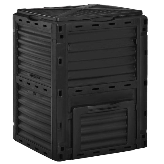 Outsunny Compostador Capacidad 300l Para Producción Abono Orgánico_0