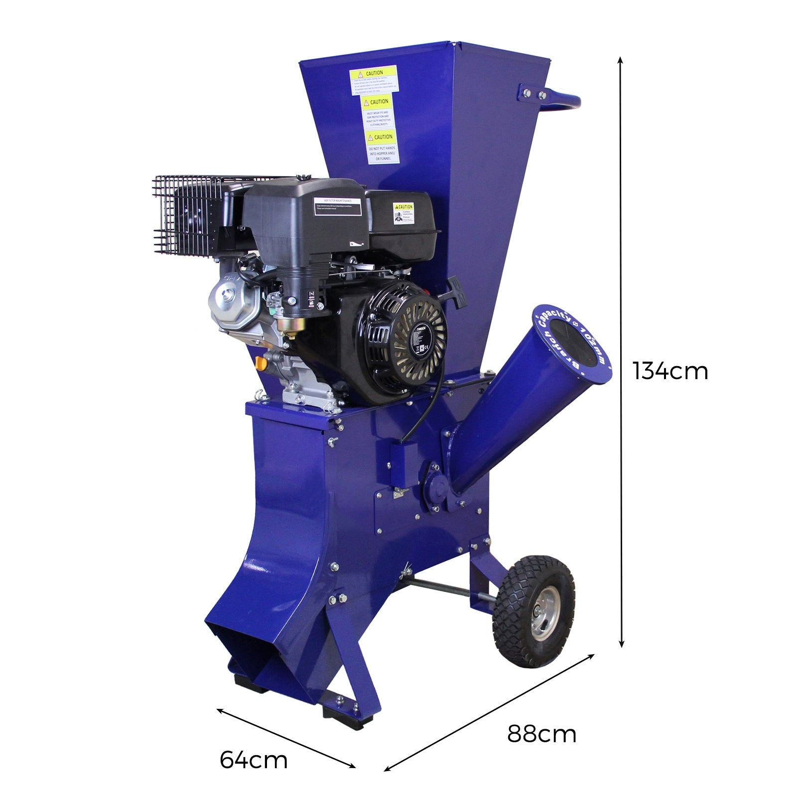 Partidor De Troncos T-mech De 7 Toneladas Y 520 Mm Y Trituradora De Madera T-mech De 15 Hp_4
