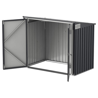 Outdoor Grey Anthracite Metal Storage Box 770 L_5