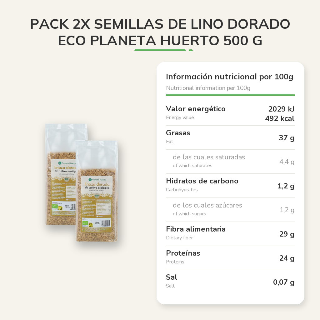 Información nutricional