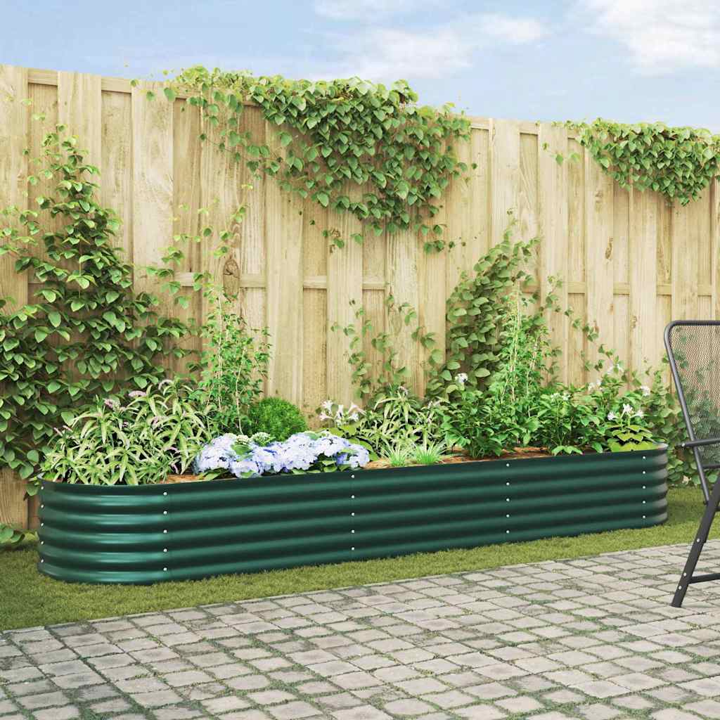 Cama Elevada Verde 320 X 80 X 44 Cm Acero_1