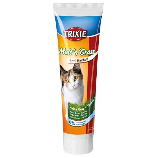 Trixie Anti Bolas de Pelo Malta-Hierba, 100 g