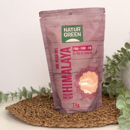 Sal rosa del Himalaya fina Naturgreen 1 kg
