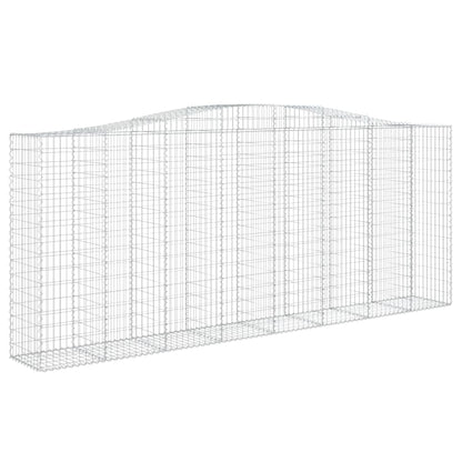 Cestas De Gaviones 2 Uds Forma De Arco Hierro 400x50x160/180 Cm_2
