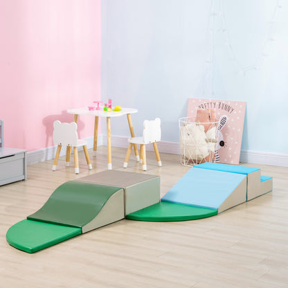 Homcom Juego De 6 Bloques De Espuma Para Niños De 12-36 Meses 150x100x24 Cm_1