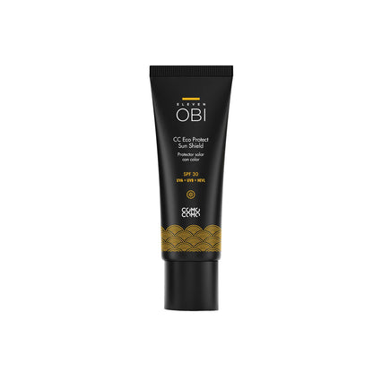 Crema antiedad con color SPF 30 CC Eco Protect Sun Shield Eleven Obi 50 ml