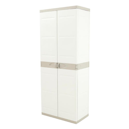 Armario Escobero 70 cm Titanium Plastiken Beige