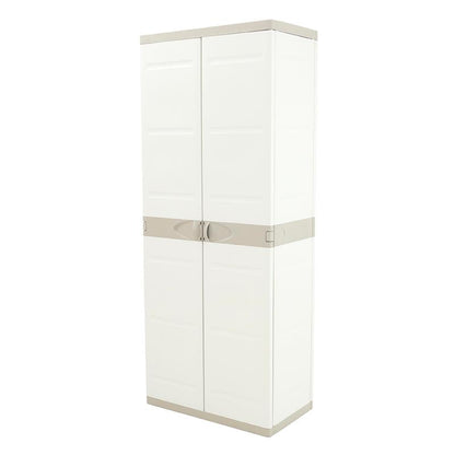Armario 4 Estantes 70 cm Titanium Plastiken Beige (Reacondicionado)