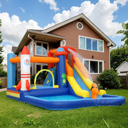 Aiyaplay Castillo Hinchable Grande Con Soplador 5 En 1 360x250x195 Cm Multicolor_1