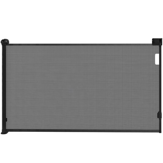 Pawhut Barrera De Seguridad Para Perros Retráctil 0-125 Cm Para Escaleras_0