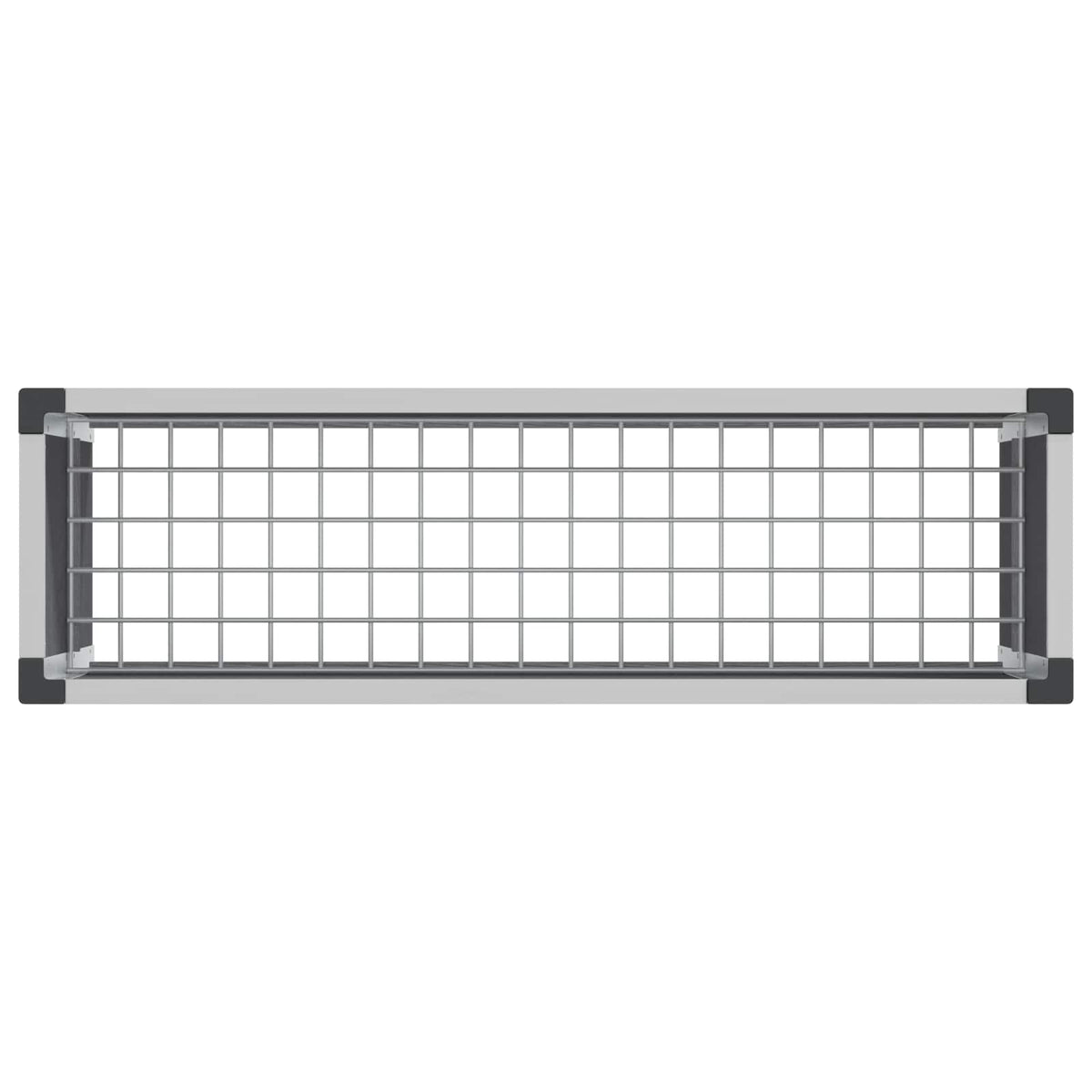 Arriate Elevado Gris 100 X 30 X 42 Cm Wpc Y Aluminio_4