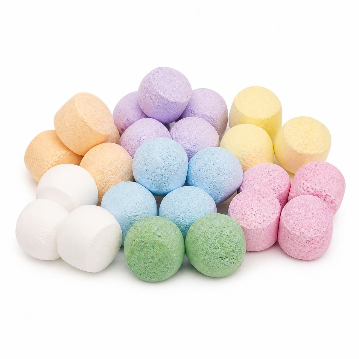 Pack 50 Bombitas Efervescentes. Alivian Pies Cansados, Refrescan E Hidratan - Pedicuras Y Manicuras - Aroma Surtidos_0