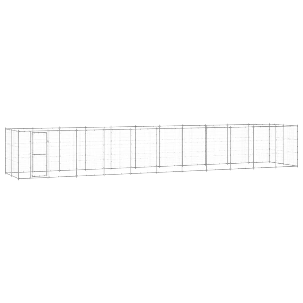 Perrera De Exterior De Acero Galvanizado 26,62 M²_0