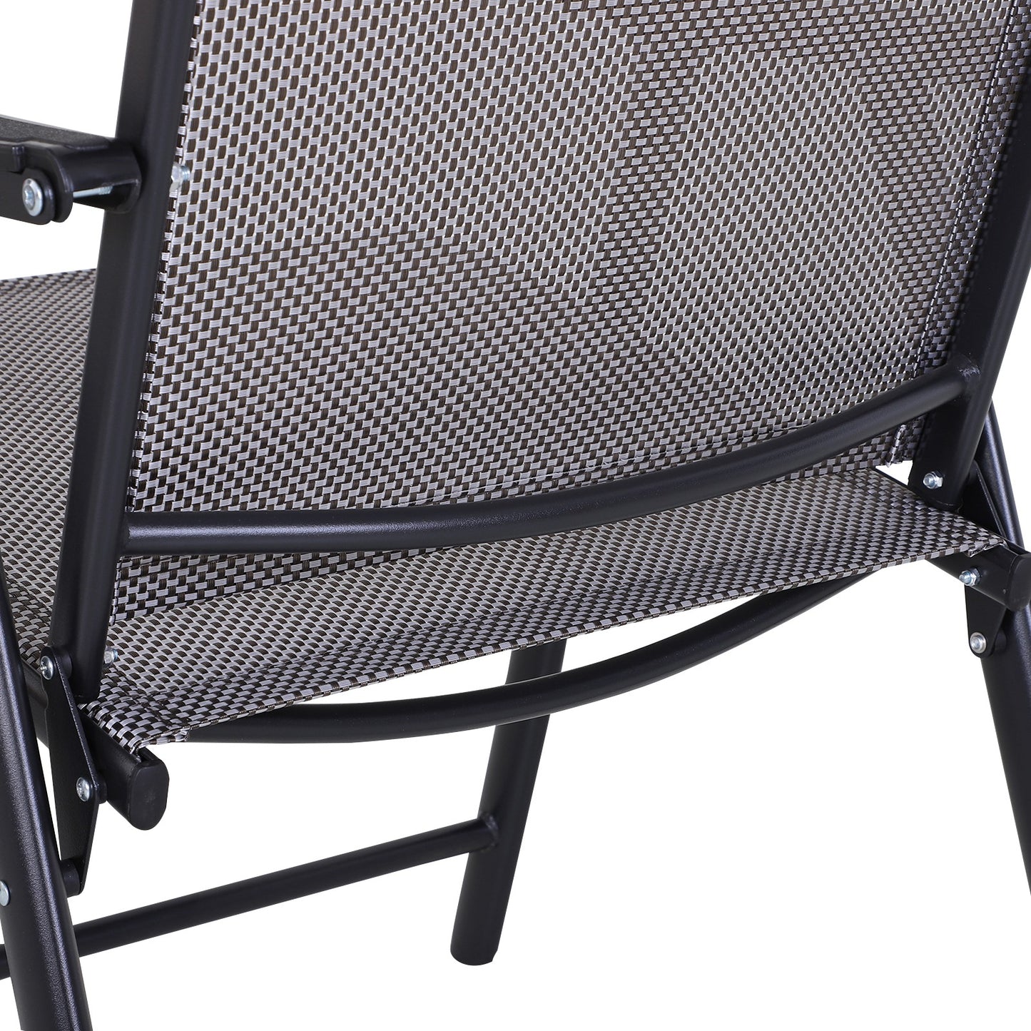 Outsunny Conjunto De 2 Sillas Plegables Con Reposabrazos Para Jardín O Terraza_3