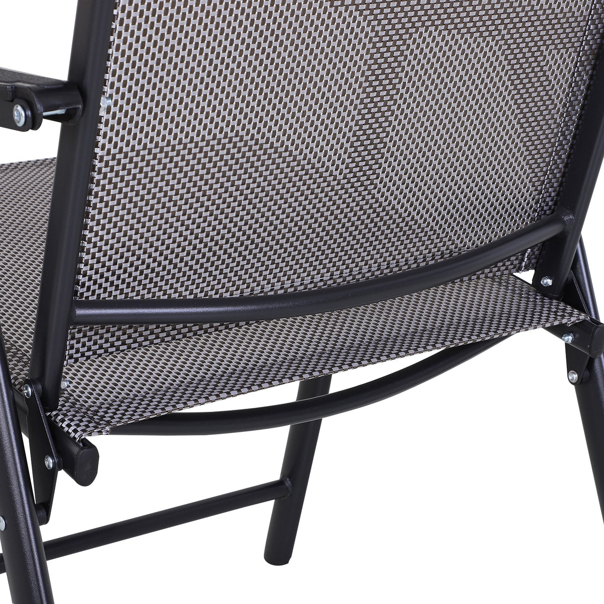 Outsunny Conjunto De 2 Sillas Plegables Con Reposabrazos Para Jardín O Terraza_3
