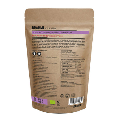 Brahmi Bio En Polvo 1kg - Orgánica Superfoods_1