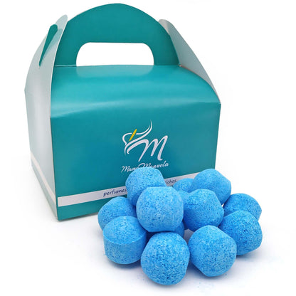 Caja 50 Mini Bombas Efervescentes Para Manicura Y Pedicura - Ablandan Durezas, Uñas Y Cutículas - Aroma Ylang Y Pachuli_0