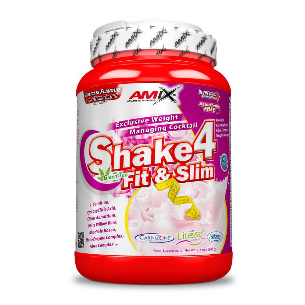 Shake4 Fit & Slim - 1kg - Vainilla - Sustitutos De Comidas - Amix Nutrition_0
