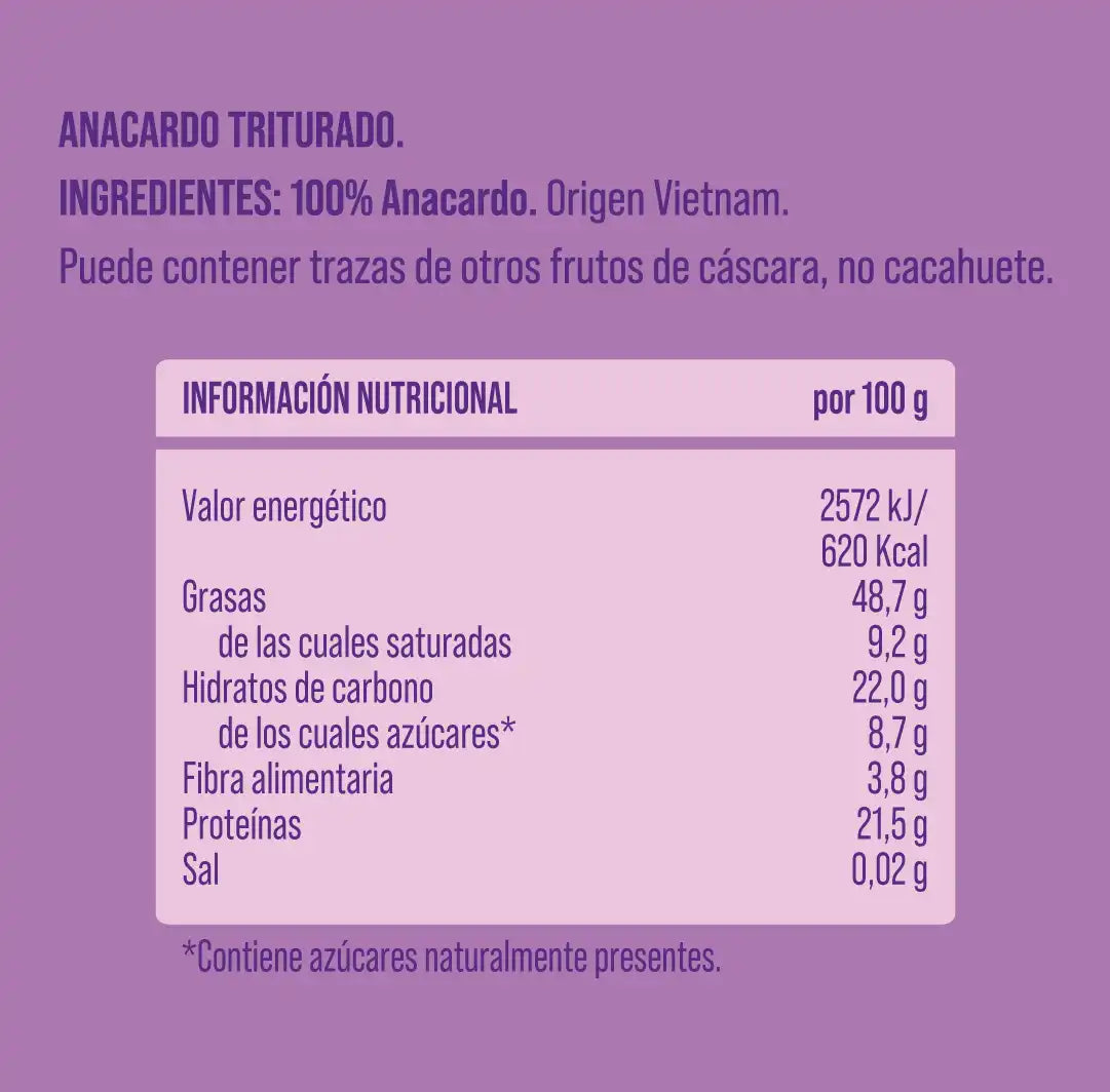 Crema 100% de anacardo The Nut Club 180g_5