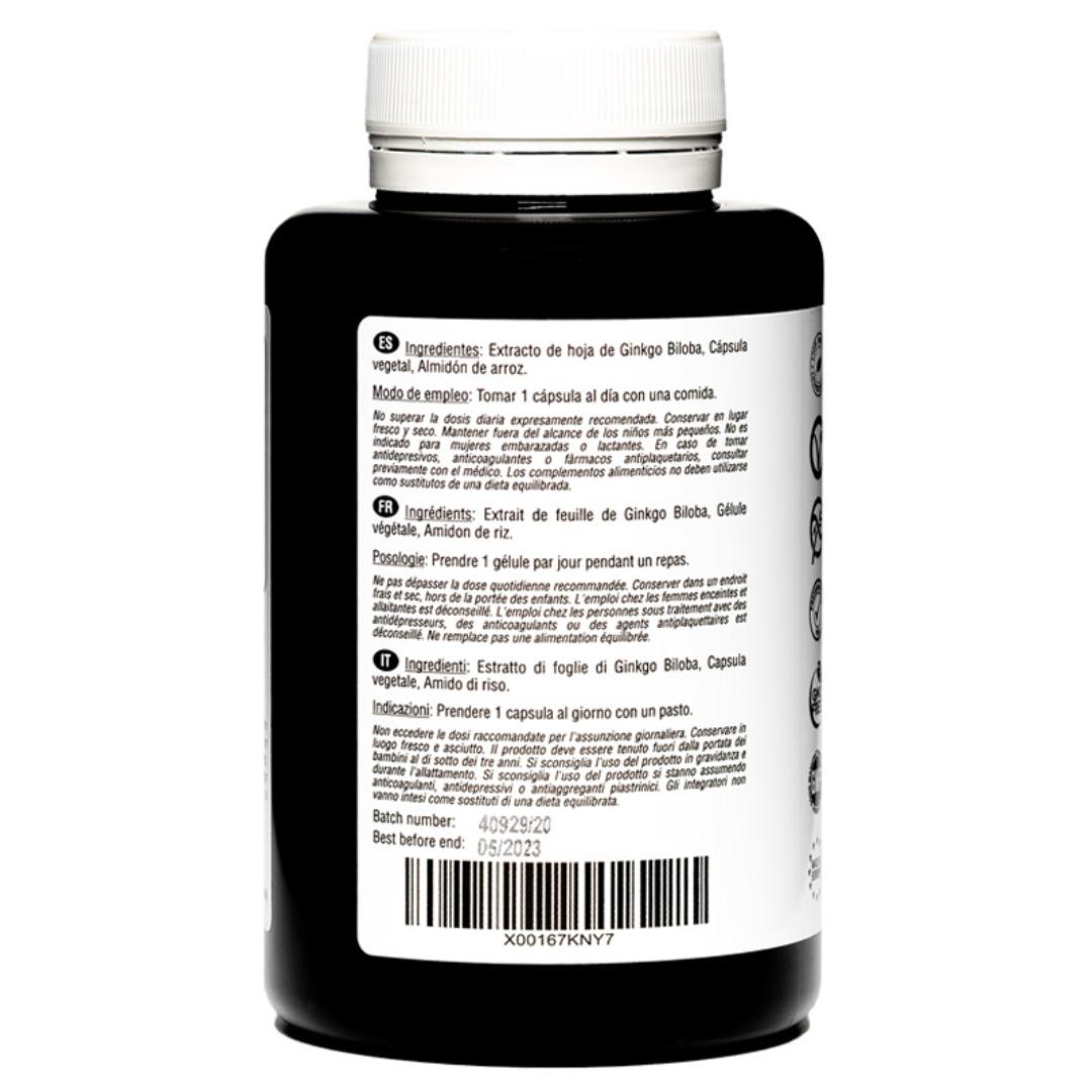 Ginkgo Biloba 6000 mg Hivital 210 cápsulas veganas