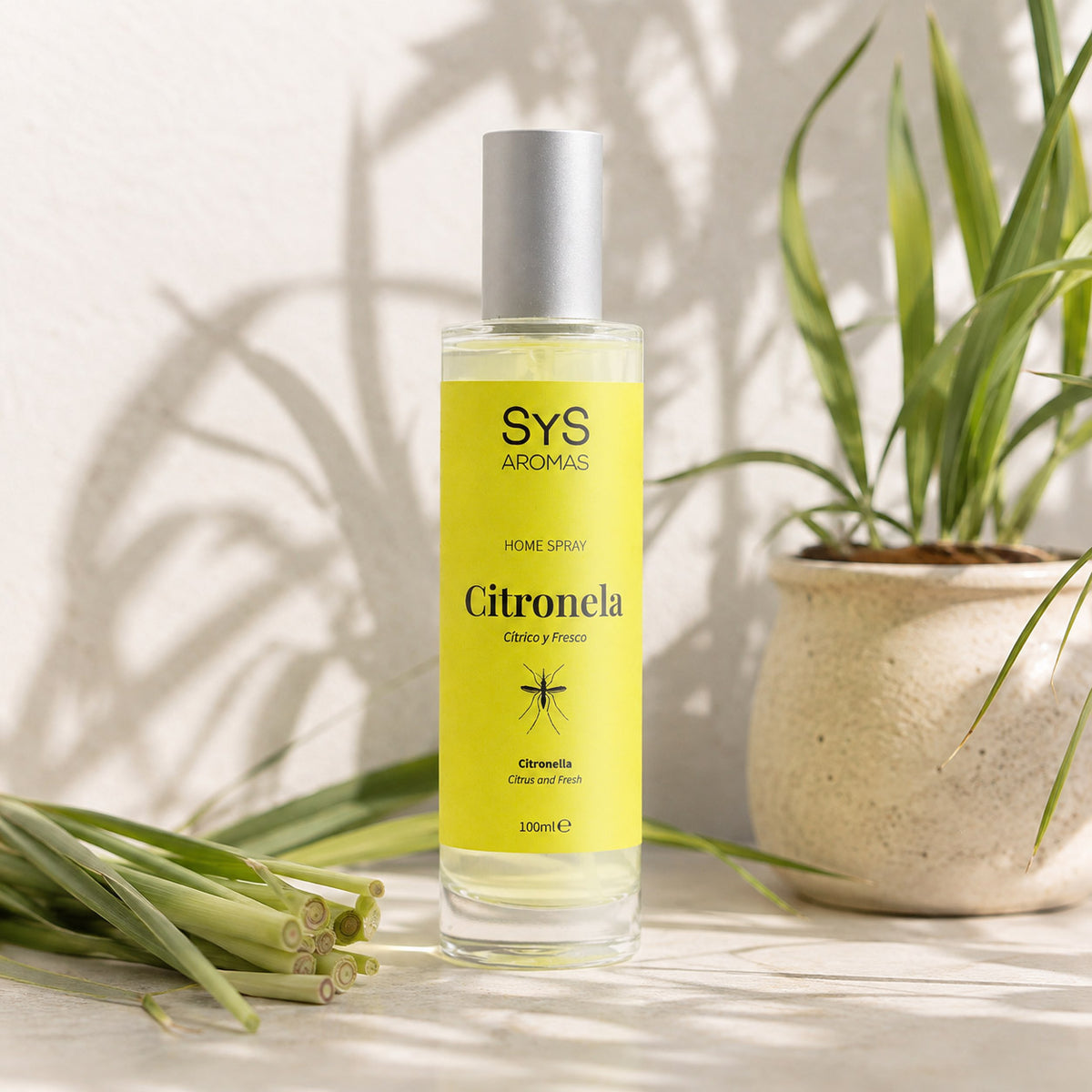 Ambientador Pulverizador Citronela Origins SYS Aromas 100 ml | Aroma Cítrico y Herbal | Refrescante_2