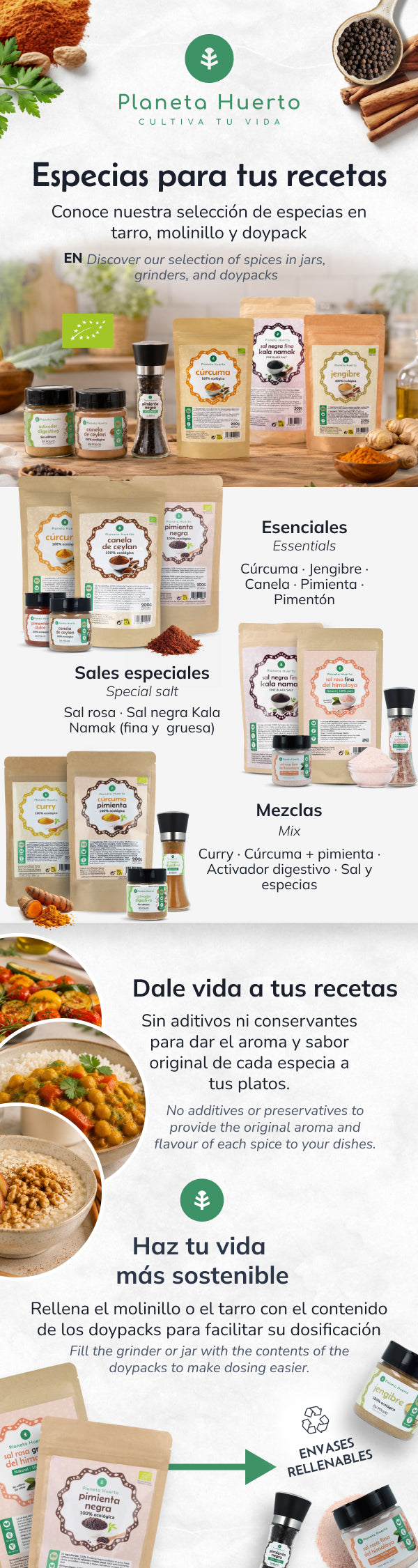 Pimentón dulce ECO Planeta Huerto 100 g