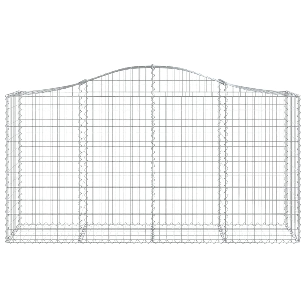 Cestas De Gaviones 30 Uds Forma De Arco Hierro 200x50x100/120cm_3