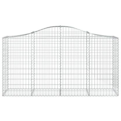 Cestas De Gaviones 30 Uds Forma De Arco Hierro 200x50x100/120cm_3