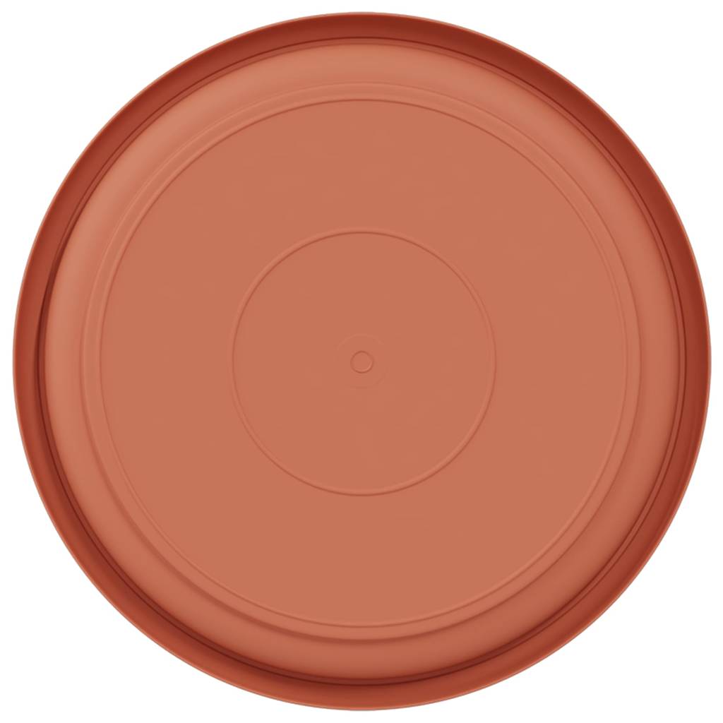 Bandeja Redonda Para Flores 24 Pcs Rojo Ladrillo Ø 14 X 2 Cm_5