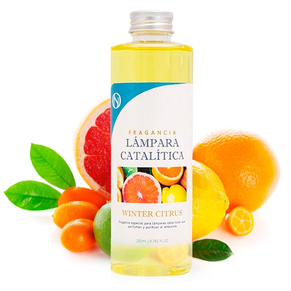 Lámpara Catalítica Blue Diamonds + Aroma Winter Citrus 500ml - Elimina Malos Olores, Impurezas Y Perfuma_2