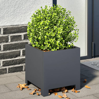 Jardinera Hexagonal Acero Antracita 30x30x30 Cm_1