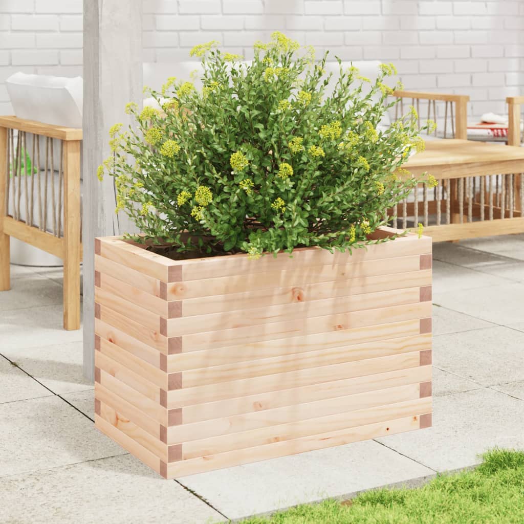 Jardinera Madera Maciza De Pino 70x40x45,5 Cm_2