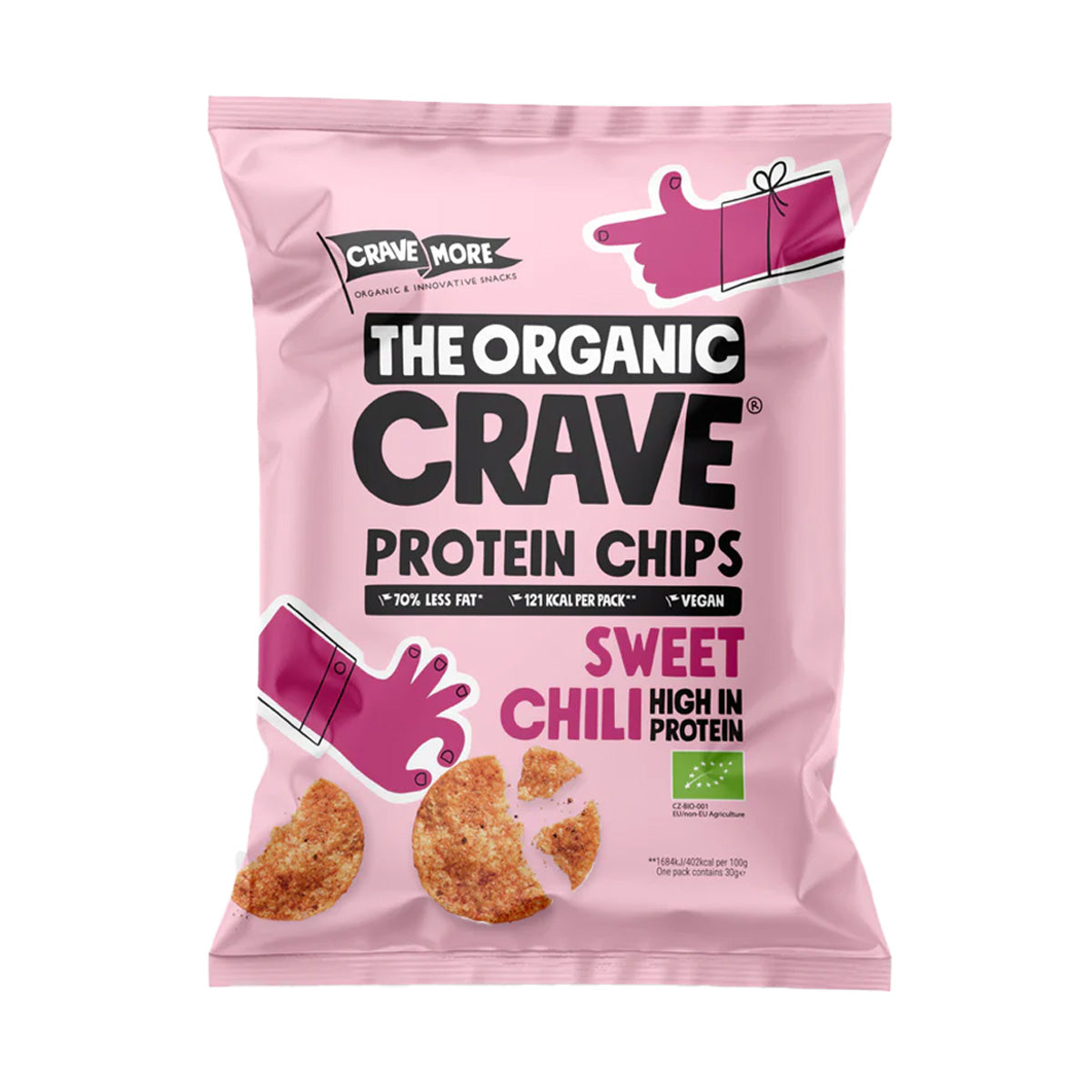 Chips Proteicos de Lentejas Sweet Chili 75 g