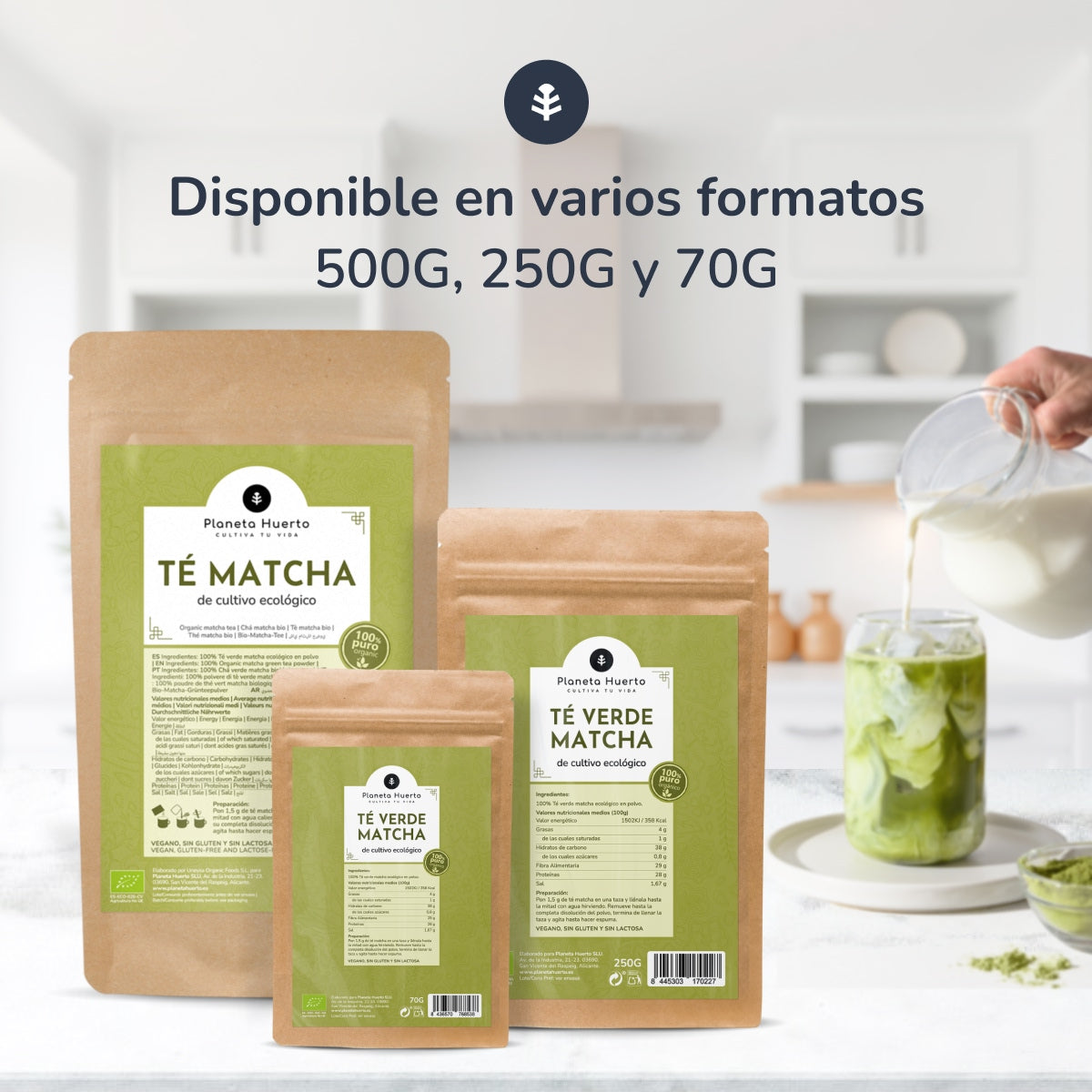 Té Matcha en polvo ECO Planeta Huerto 500 g