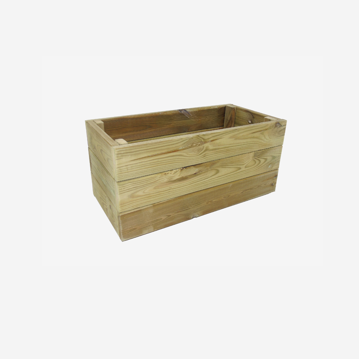 Jardinera De Madera Eko De Pino Tratada Vidahuerto 120x60x30 Cm._4