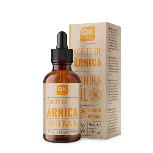 QKnatur - Aceite Árnica Montana 50ml – Para Alivio Del Dolor, Tensión Y Cansancio Muscular En Cuello, Hombros Y Espalda_0
